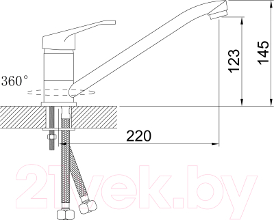 Смеситель Эверест B42-028