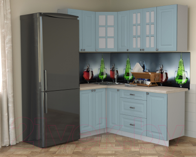 Кухонный гарнитур Интерлиния Мила Деко 1.2x1.9