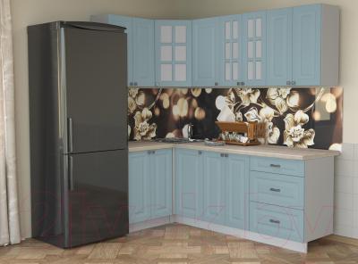 Кухонный гарнитур Интерлиния Мила Деко 1.2x2.2