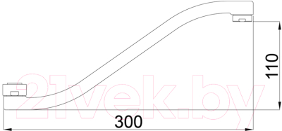 Излив Rubineta G 300 / 633014