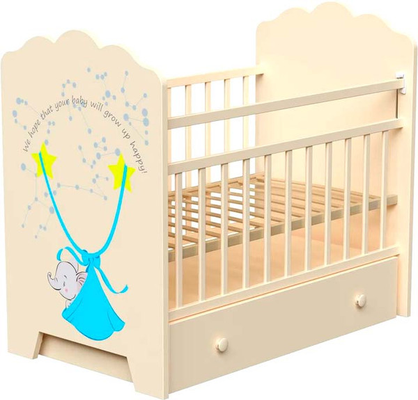 Детская кроватка VDK Aura маятник-ящик - фото