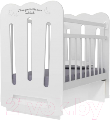 Детская кроватка VDK Desire колесо-качалка с маятником - фото