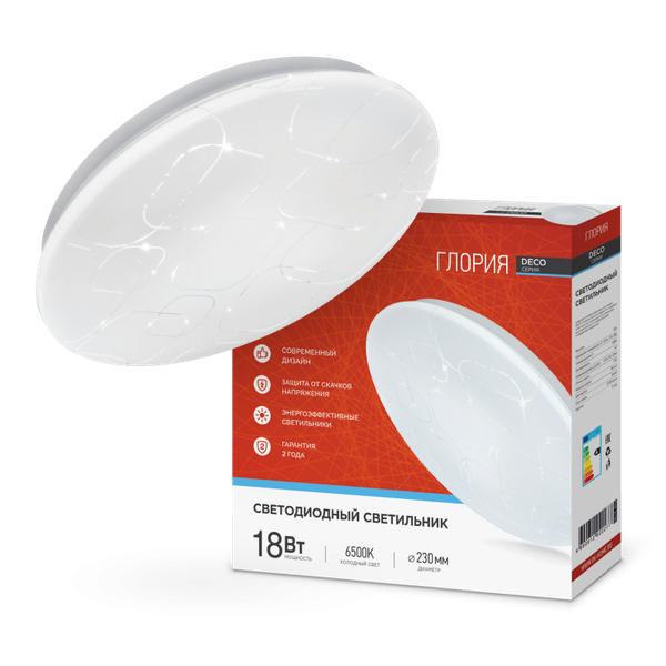 Потолочный светильник INhome Deco Глория / 4690612022277