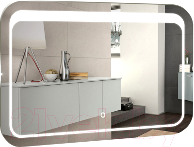 Зеркало Silver Mirrors Пульсар 80x55 / ФР-00001380 - фото