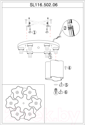 Люстра ST Luce Onde SL116.502.06