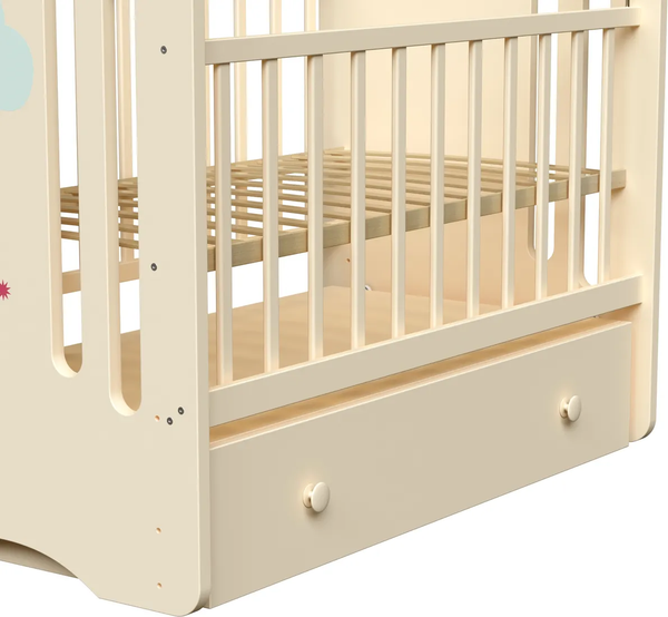 Детская кроватка VDK Nicole маятник-ящик