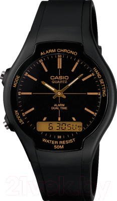 Часы наручные мужские Casio AW-90H-9EVES - фото