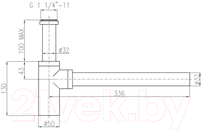 Сифон Slezak RAV MD0232BC
