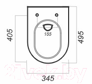Унитаз подвесной с инсталляцией GROHE 38772001 + ATCSLWH0104