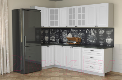 Кухонный гарнитур Интерлиния Мила Деко 1.2x2.6