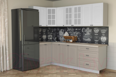 Кухонный гарнитур Интерлиния Мила Деко 1.2x2.6