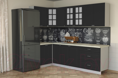 Кухонный гарнитур Интерлиния Мила Деко 1.2x2.6