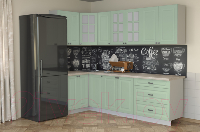 Кухонный гарнитур Интерлиния Мила Деко 1.2x2.6