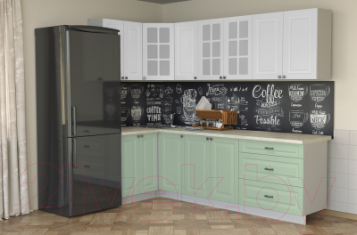 Кухонный гарнитур Интерлиния Мила Деко 1.2x2.6