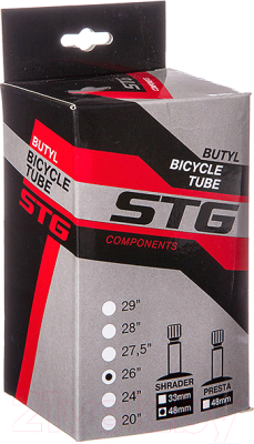 Камера для велосипеда STG 26х3.0 48мм / Х88399 - фото