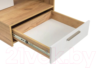 Письменный стол Mobi Лайт 03.243 (дуб золотой Craft/белый премиум)