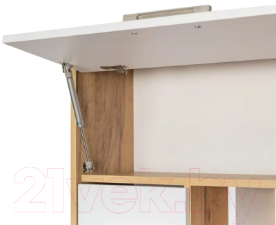 Письменный стол Mobi Лайт 03.243 (дуб золотой Craft/белый премиум)