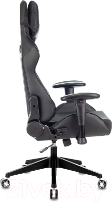 Кресло геймерское Бюрократ Zombie Viking-4 Aero Black Edition (искусственная кожа/ткань черный)