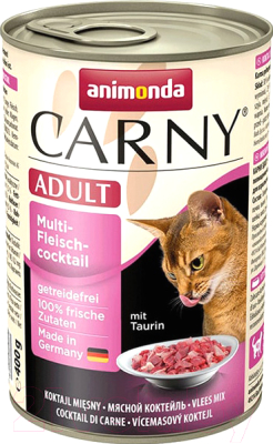 Влажный корм для кошек Animonda Carny Adult мультимясной коктейль - фото