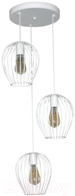 Люстра Элетех Шалот 231 НСБ 01-3x60-149 / 1005404317 (белый муар) - фото