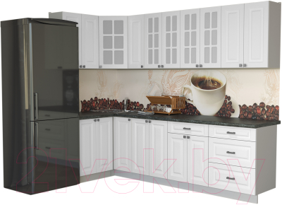 Кухонный гарнитур Интерлиния Мила Деко 1.2x2.7 - фото