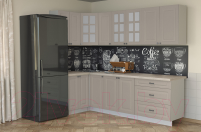 Кухонный гарнитур Интерлиния Мила Деко 1.2x2.7