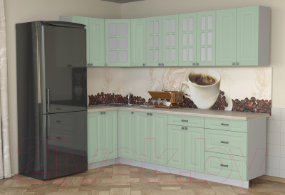 Кухонный гарнитур Интерлиния Мила Деко 1.2x2.7