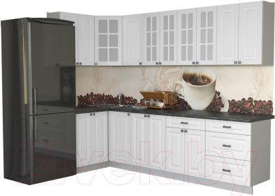 Кухонный гарнитур Интерлиния Мила Деко 1.2x2.8 - фото