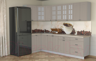 Кухонный гарнитур Интерлиния Мила Деко 1.2x2.8