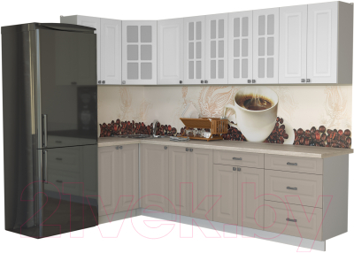 Кухонный гарнитур Интерлиния Мила Деко 1.2x2.8 - фото