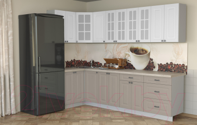 Кухонный гарнитур Интерлиния Мила Деко 1.2x2.8