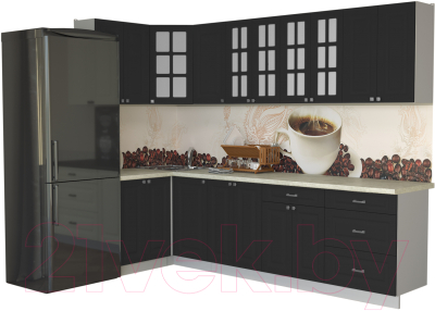 Кухонный гарнитур Интерлиния Мила Деко 1.2x2.8 - фото