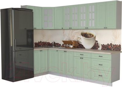 Кухонный гарнитур Интерлиния Мила Деко 1.2x2.8 - фото