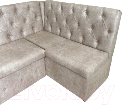 Уголок кухонный мягкий Аквилон Айриш СМ правый (эмилия милк)