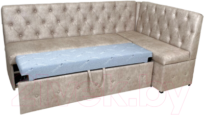 Уголок кухонный мягкий Аквилон Айриш СМ правый (эмилия милк)