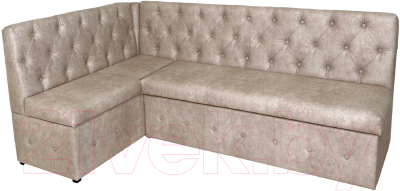 Уголок кухонный мягкий Аквилон Айриш СМ левый - фото