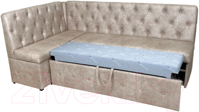 Уголок кухонный мягкий Аквилон Айриш СМ левый