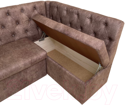 Уголок кухонный мягкий Аквилон Айриш СМ правый