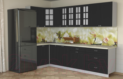 Кухонный гарнитур Интерлиния Мила Деко 1.2x2.9