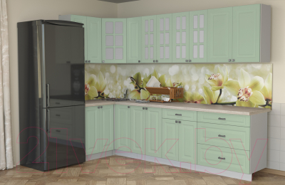 Кухонный гарнитур Интерлиния Мила Деко 1.2x2.9