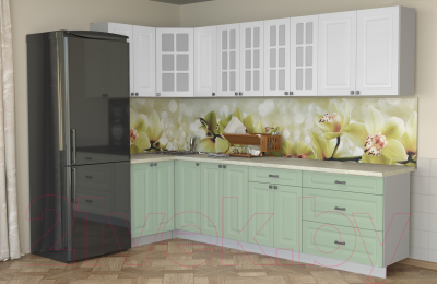 Кухонный гарнитур Интерлиния Мила Деко 1.2x2.9