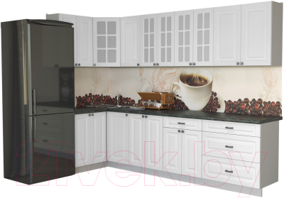 Кухонный гарнитур Интерлиния Мила Деко 1.2x3.0 - фото