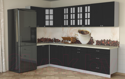 Кухонный гарнитур Интерлиния Мила Деко 1.2x3.0