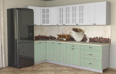 Кухонный гарнитур Интерлиния Мила Деко 1.2x3.0