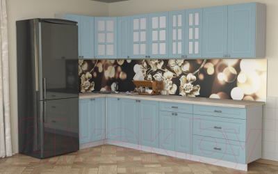 Кухонный гарнитур Интерлиния Мила Деко 1.2x3.1