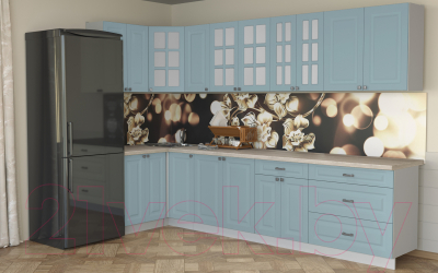 Кухонный гарнитур Интерлиния Мила Деко 1.2x3.2