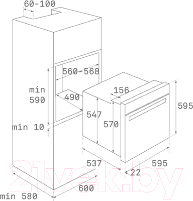 Комплект встраиваемой техники Teka HSB 630 WH + TT 6415