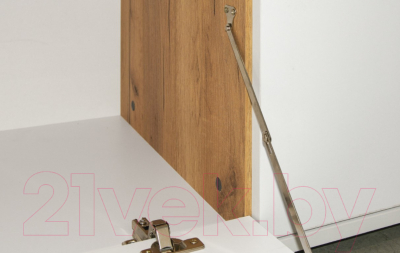 Тумба Mobi Бэль 10.92 (белый премиум/дуб золотой Craft)