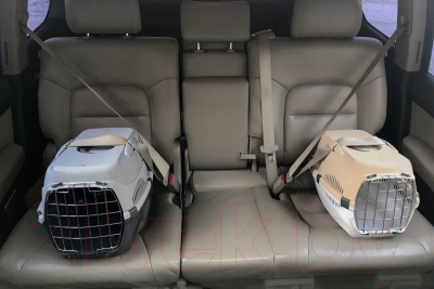 Переноска для животных ZooM Спутник-2 / 4092бирюз/бел