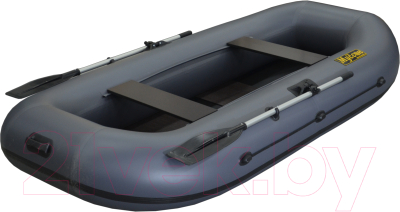 Надувная лодка Муссон B-270 PC (серый)